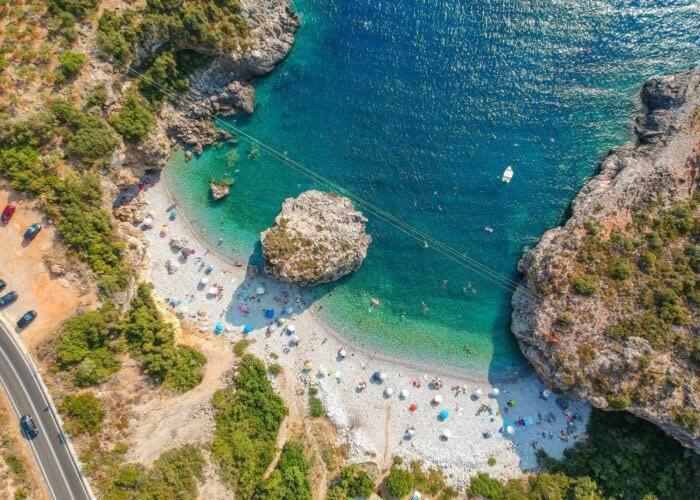 Mani Stone Built Home A Breath Away To The Sea Stoupa Bagian luar foto